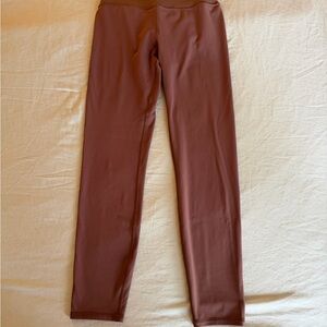 Vuori Ribbed Tan Leggings